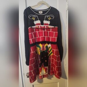 Christmas sweater dress XL - lights up